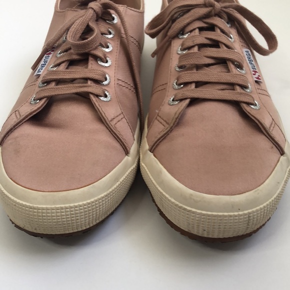 Superga rose satin low top sneakers - Picture 3 of 8